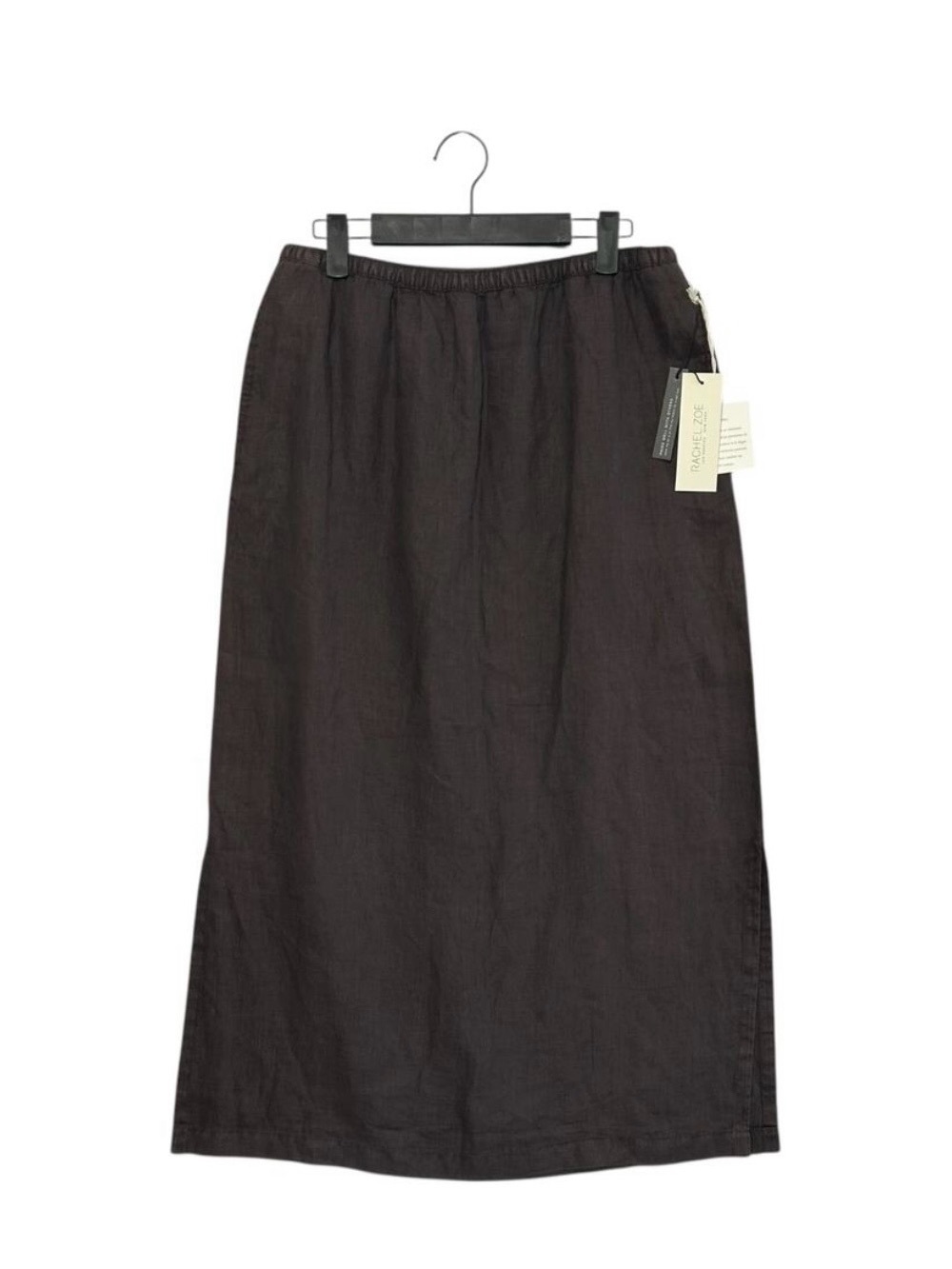 Rachel Zoe 100% Linen Midi Skirt – Size L NWT